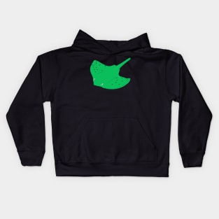 Green Stingray Kids Hoodie